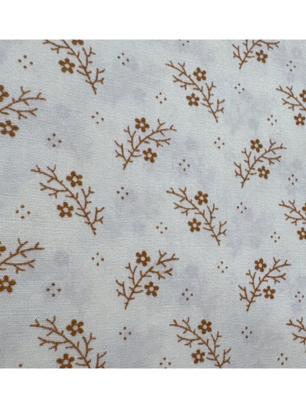 Floral Gatherings Primitive Gatherings Brown Floral Cotton Fabric 20" x 45" Quil